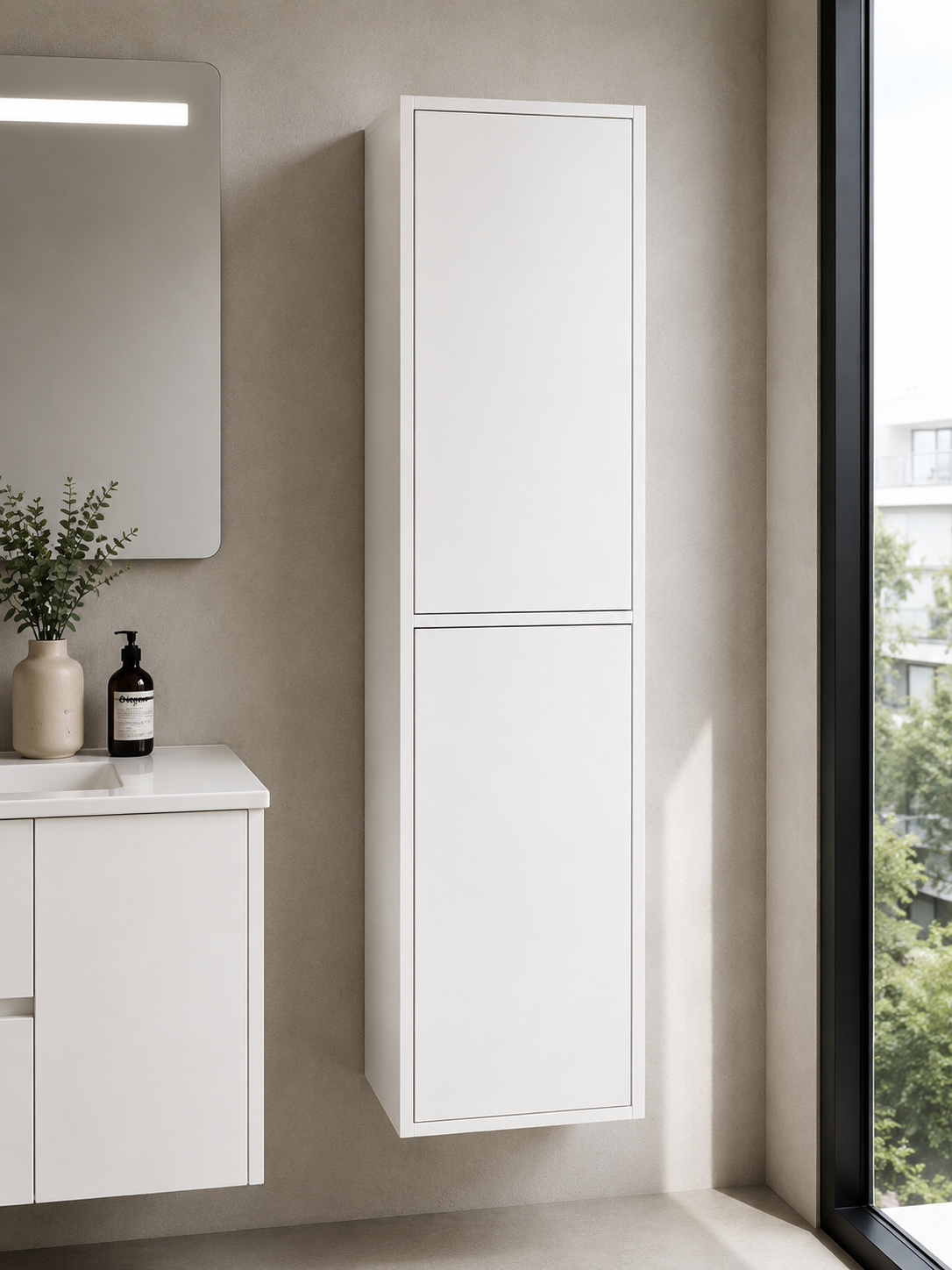 Badkamerkast FLORENCIA met twee deuren 140 cm