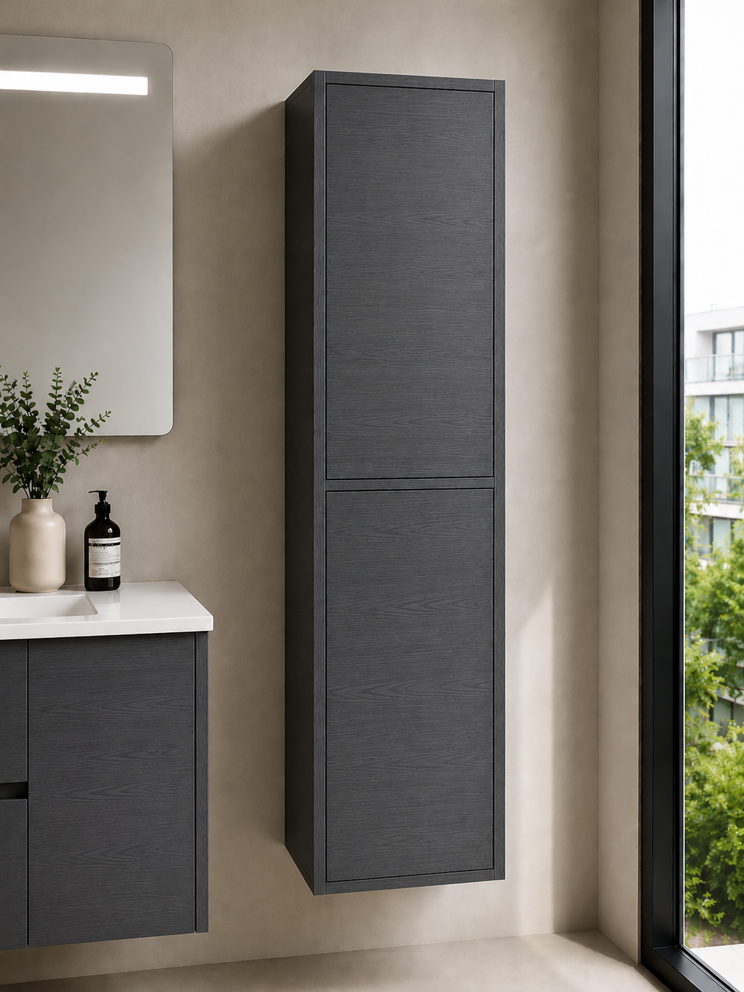 Badkamerkast FLORENCIA met twee deuren 140 cm