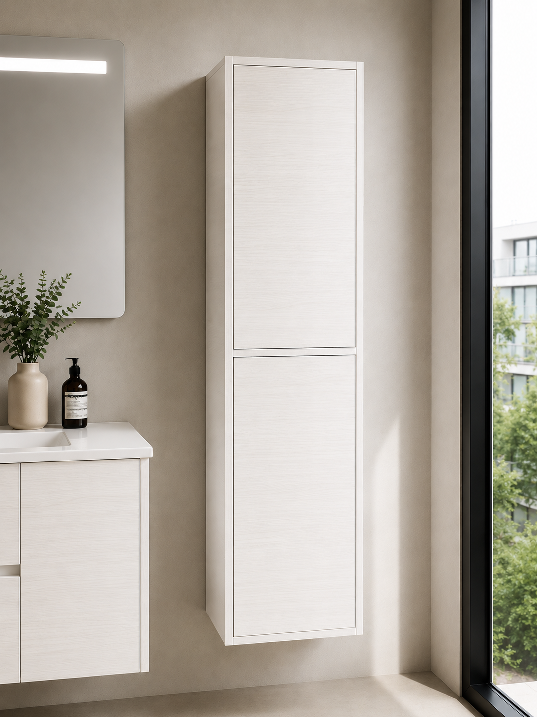 Badkamerkast FLORENCIA met twee deuren 140 cm