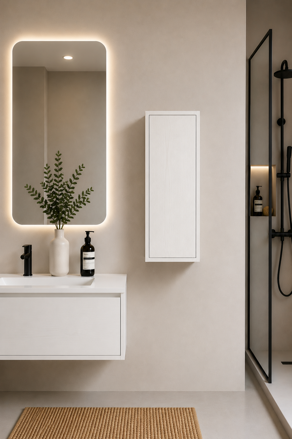 Badkamerkast FLORENCIA met één deur 70 cm