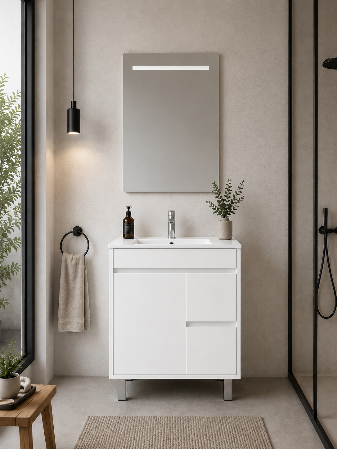 Badmeubel ISQUIA met wastafel