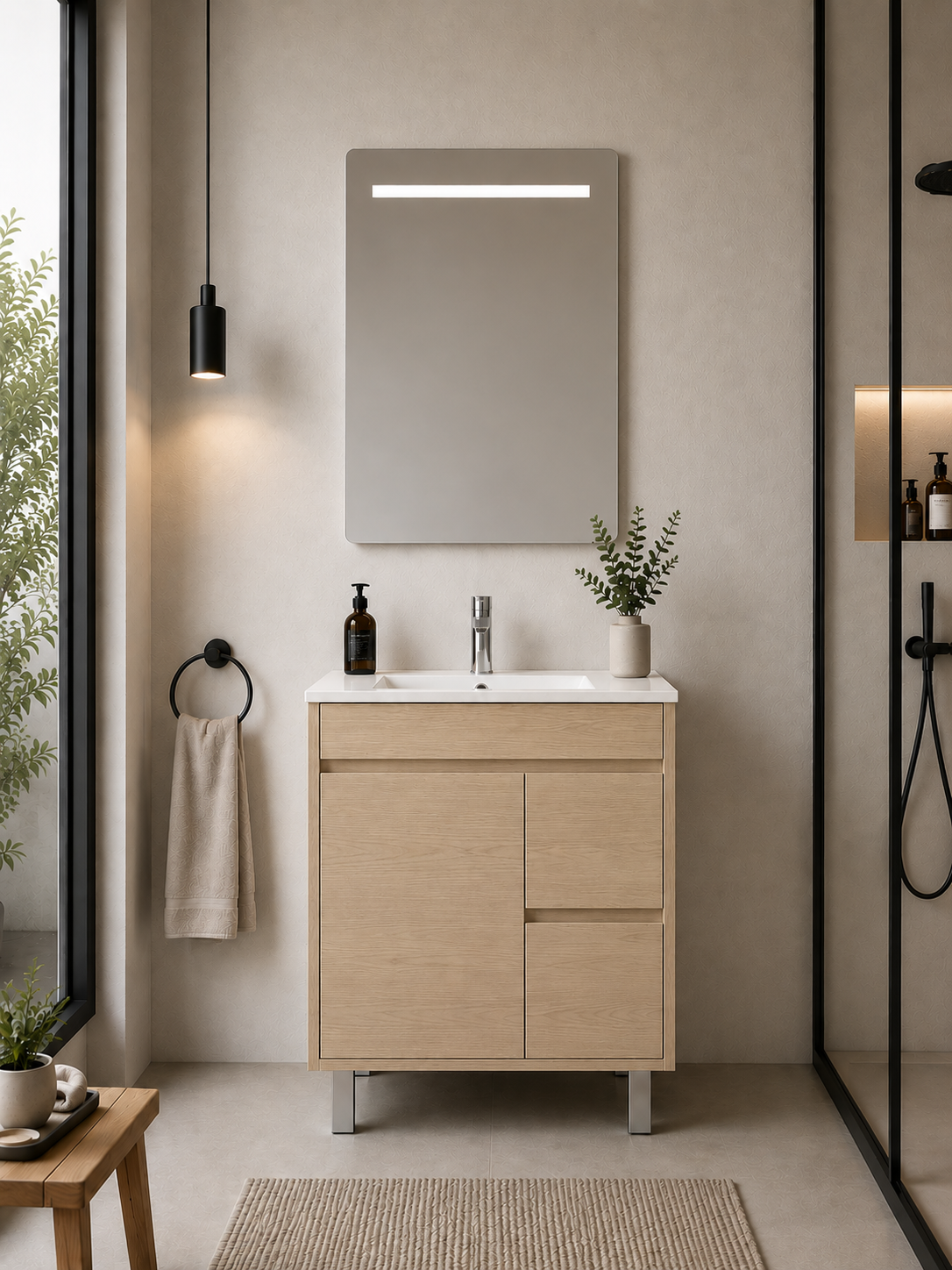 Badmeubel ISQUIA met wastafel
