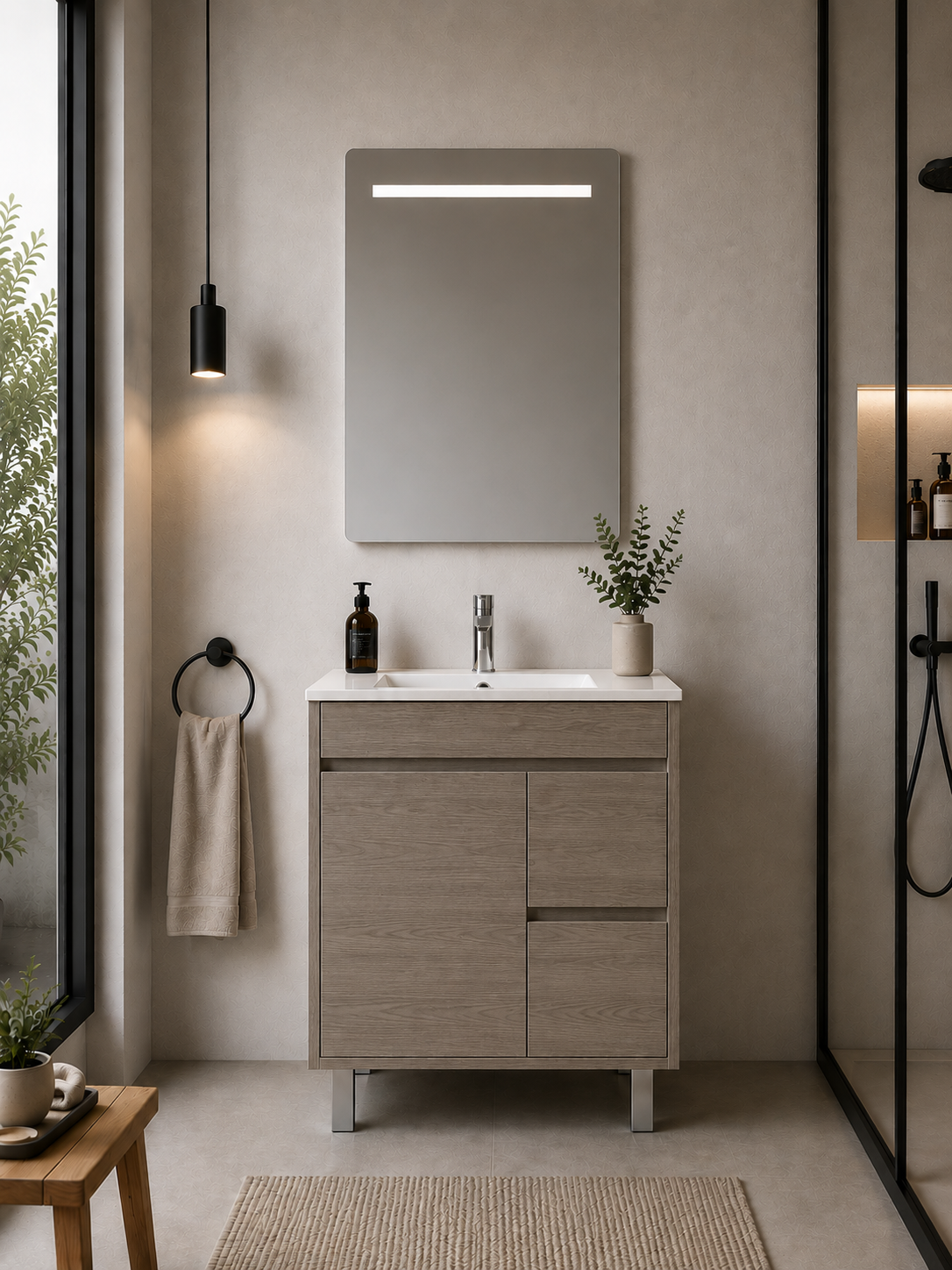 Badmeubel ISQUIA met wastafel