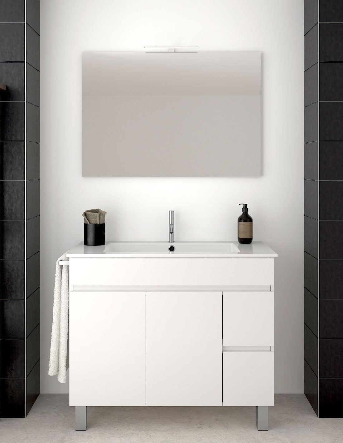 Badmeubel ISQUIA met wastafel