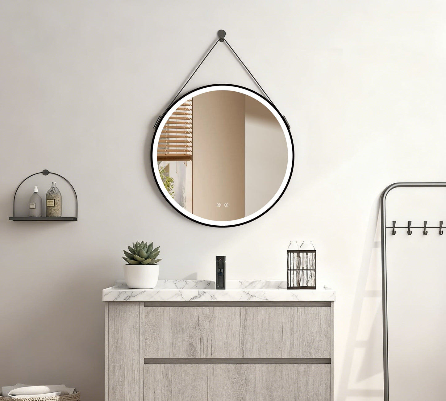 LED-spiegel Olympus Goud